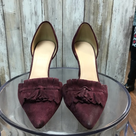J. Crew Shoes - J Crew Elsie Suede D’Orsay Pumps with Fringe